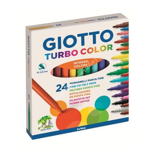 Filc 24 darabos Giotto Turbo Color