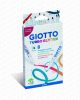 Giotto Turbo Glitter csillámos filctoll készlet (8db)