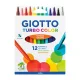 Giotto Turbo Color filctoll készlet akasztható dobozban (12db)