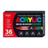 Akrilfilc 36 darabos ecsetes - 8101-36