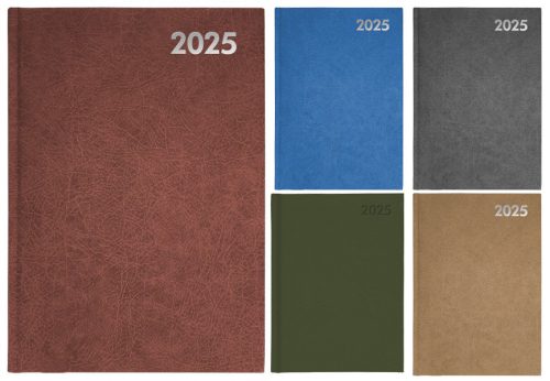 Heti agenda A4 grabó 2025 - 5 színben