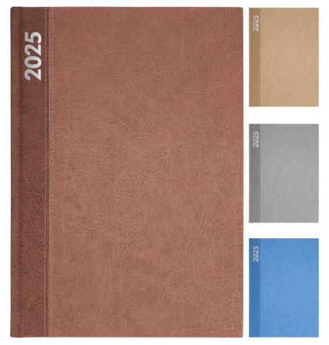 Heti agenda A4 varrott 2025 - 4 színben