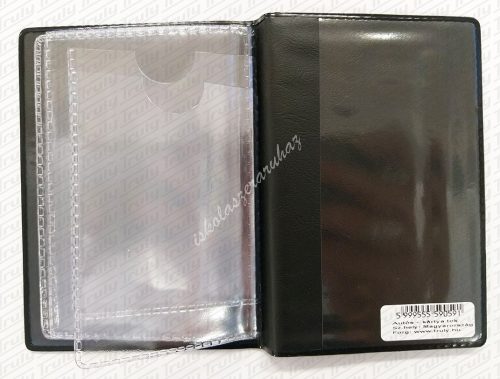 Okmánytartó autós, 9x12.5 cm, 4 lap + 4 kártyatartó