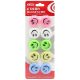 24 - Mágnesgomb Smiley 10 darabos - 330048