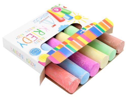 Aszfaltkréta színes 6 darabos - CH-6