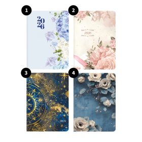 33- Napi agenda B6 JOY T022J, kerekített 2026 - 4 mintával