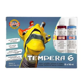Tempera tubusos Koh-I-Noor 6 x 16 ml.