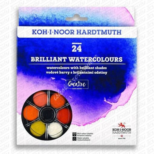 Koh-I-Noor akvarell vízfesték Brillant 24-es