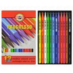 Koh-I-Noor Progresso színes ceruza 12 darabos készlet
