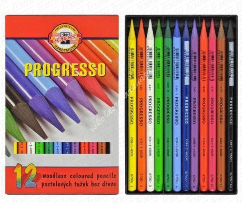 Koh-I-Noor Progresso színes ceruza készlet (12db)