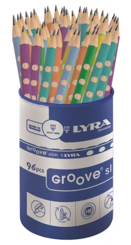 Ceruza Lyra Groove Slim HB Pasztell (6db) - 1763961