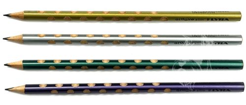 Ceruza Lyra Groove Slim HB Metál (4db) - 1763962
