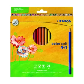 26- Színes ceruza Lyra 24 darabos Color Soft 4.0 - 2421240