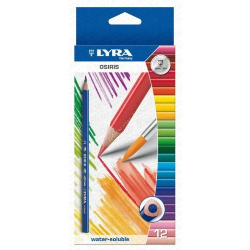 Lyra Osiris akvarell színes ceruza 12-es + ecset