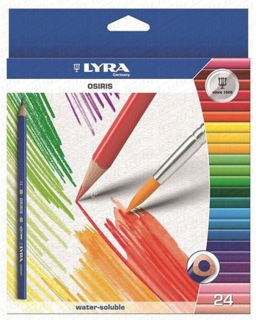 Lyra Osiris akvarell színes ceruza (24db) + ecset