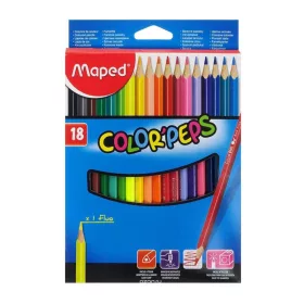 Maped háromszögletű színes ceruza (18db)