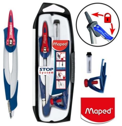 Körző Maped Study Stop System 3 darabos