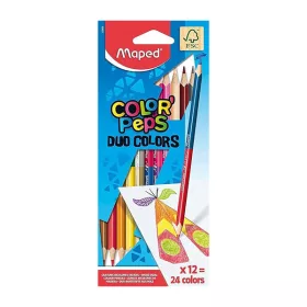 Maped Duo kétvégű színes ceruza (12db)