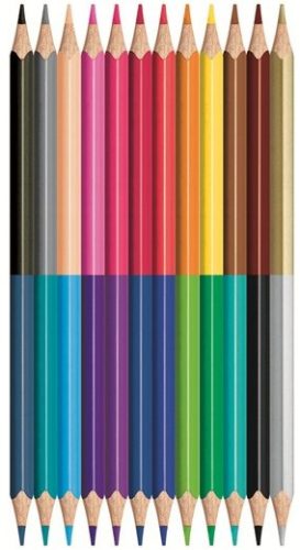 Maped Duo kétvégű színes ceruza (12db)