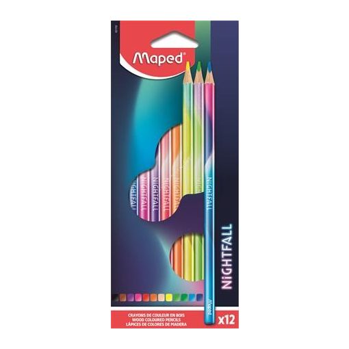 Maped színes ceruza 12 darabos Nightfall