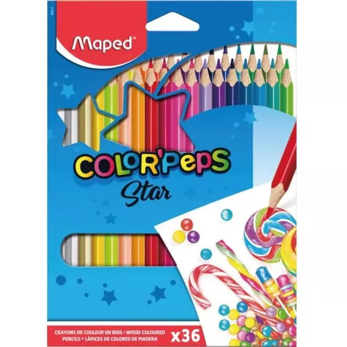 Maped háromszögletű színes ceruza (36db)