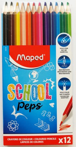 Maped School színes ceruza (12db)