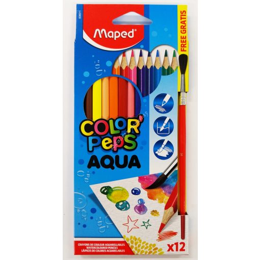Maped színes ceruza 12 db-os Aquarell