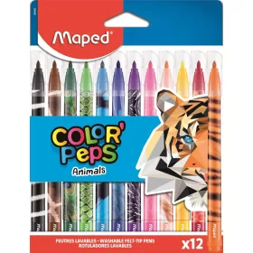 23-  Filc Maped 12 darabos Animals