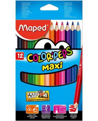 Maped Maxi Strong színes ceruza (12db) - 863312