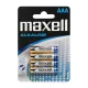 13- Elem Maxell mikro AAA Alkaline LR03 - BL4