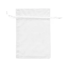 R- Organza tasak fehér 7,5x10 cm, húzózsinorral - 5800786