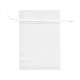 R- Organza tasak fehér 7,5x10 cm, húzózsinorral - 5800786