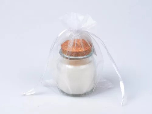 R- Organza tasak fehér 7,5x10 cm, húzózsinorral - 5800786