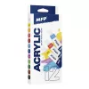 MFP tubusos akrilfesték készlet 12 db / 12 ml. - 6300391