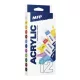 MFP tubusos akrilfesték készlet 12 db / 12 ml. - 6300391