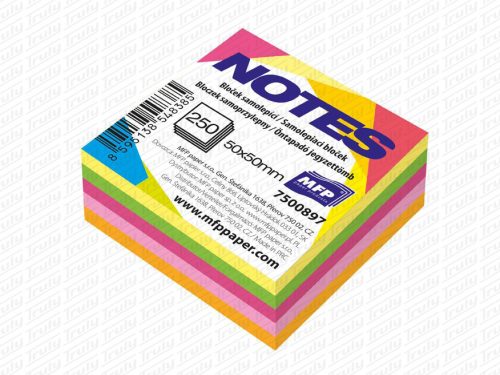12- Öntapadós jegyzettömb MFP 50x50 mm 250 lapos - 7500897