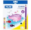 Színes ceruza Milan 12 darabos Maxi - 722612