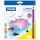 Színes ceruza Milan 12 darabos Maxi - 722612