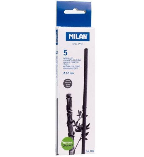 Rajzszén Milan 5 darabos 3-5 mm - 7800 