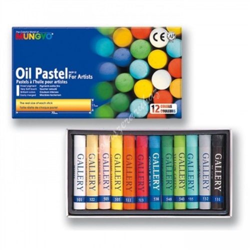 Olajpasztell készlet 12db-os MOP-12  - Mungyo