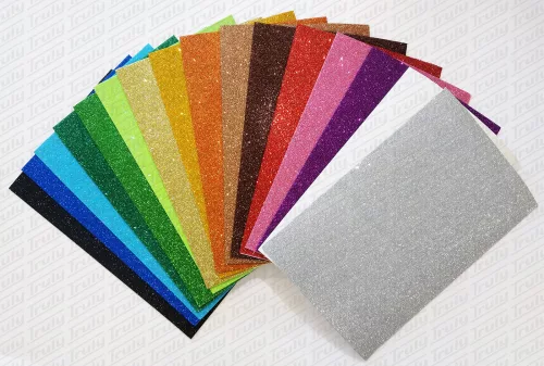 33- Dekorgumi A4 Glitteres - 16 színben
