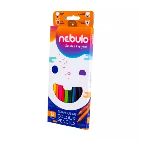 Nebulo háromszögletű színes ceruza (12db) - NSZC-TR-12
