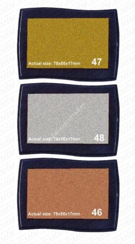Festékpad 78x55 mm metál - 3 színben