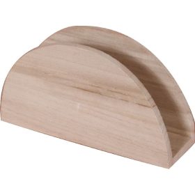Fa szalvétatartó íves 14  x 4 x 8 cm - 10286