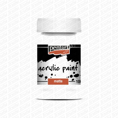 Pentart akrilfesték 100 ml (matt) - fehér