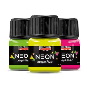   Pentart Glow akrilfesték 30 ml (sötétben világító) - 8 színben