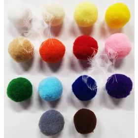 Pentart zsenília pompon 2 cm - 100 darabos