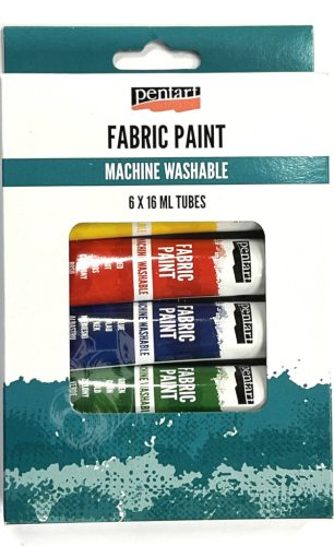 Textilfesték Pentart tubusos 6 x 16 ml - 45122