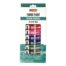 Textilfesték Pentart tubusos 10 x 16 ml - 45123