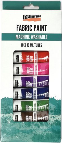Textilfesték Pentart tubusos 10 x 16 ml - 45123